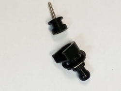 Крепёж ремня гитары стреплок замковый чёрный