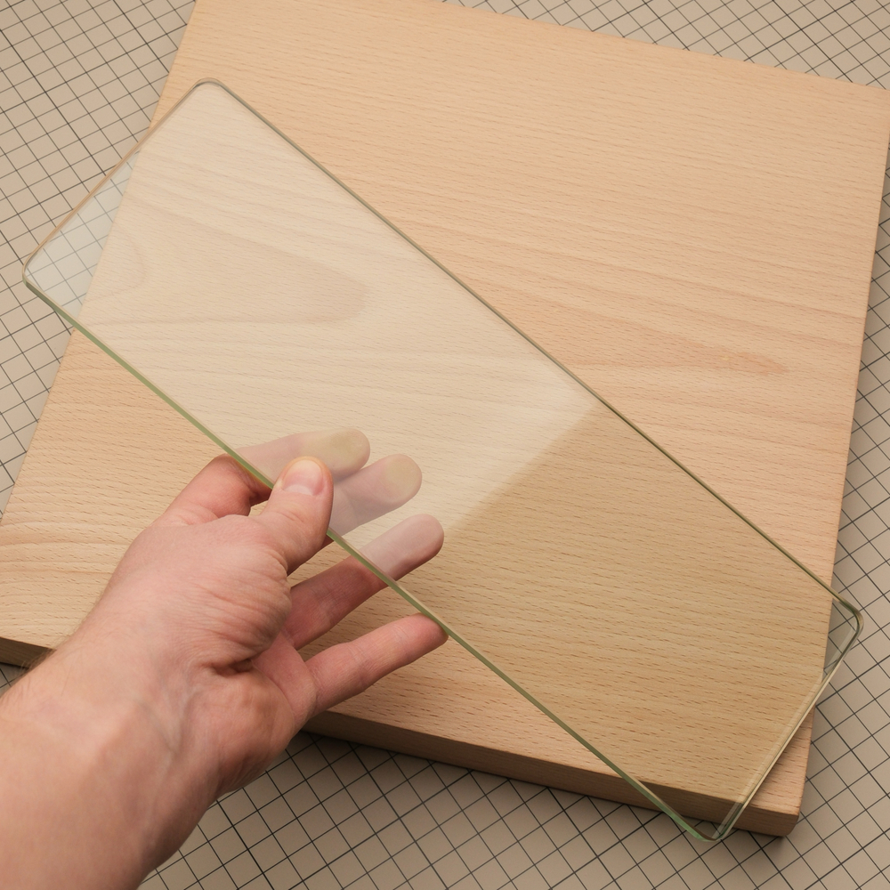 Стекло для шерфовки кожи 30x10 см