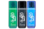 Флеш-накопитель Smartbuy Glossy series 32GB Black, черный