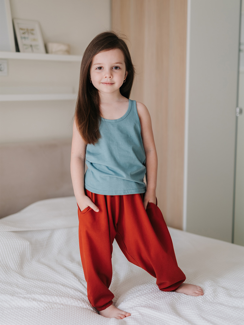 Брюки оверсайз Mjölk Paprika, уценка