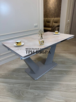 Кухонный раздвижной стол "Вирджиния", капучино