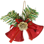 Украшение новогоднее «Колокольчики» 9*9 см, Красный