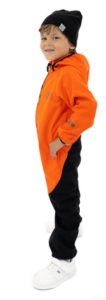 Комбинезон Softshell р.116 оранжевый/ черный ( Smail)