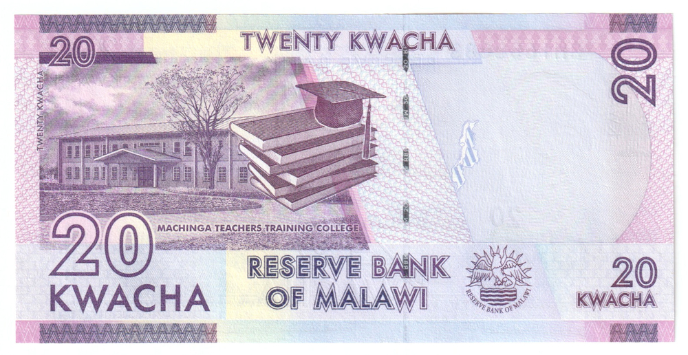 Malawi, 20 Kwacha, 2017, UNC