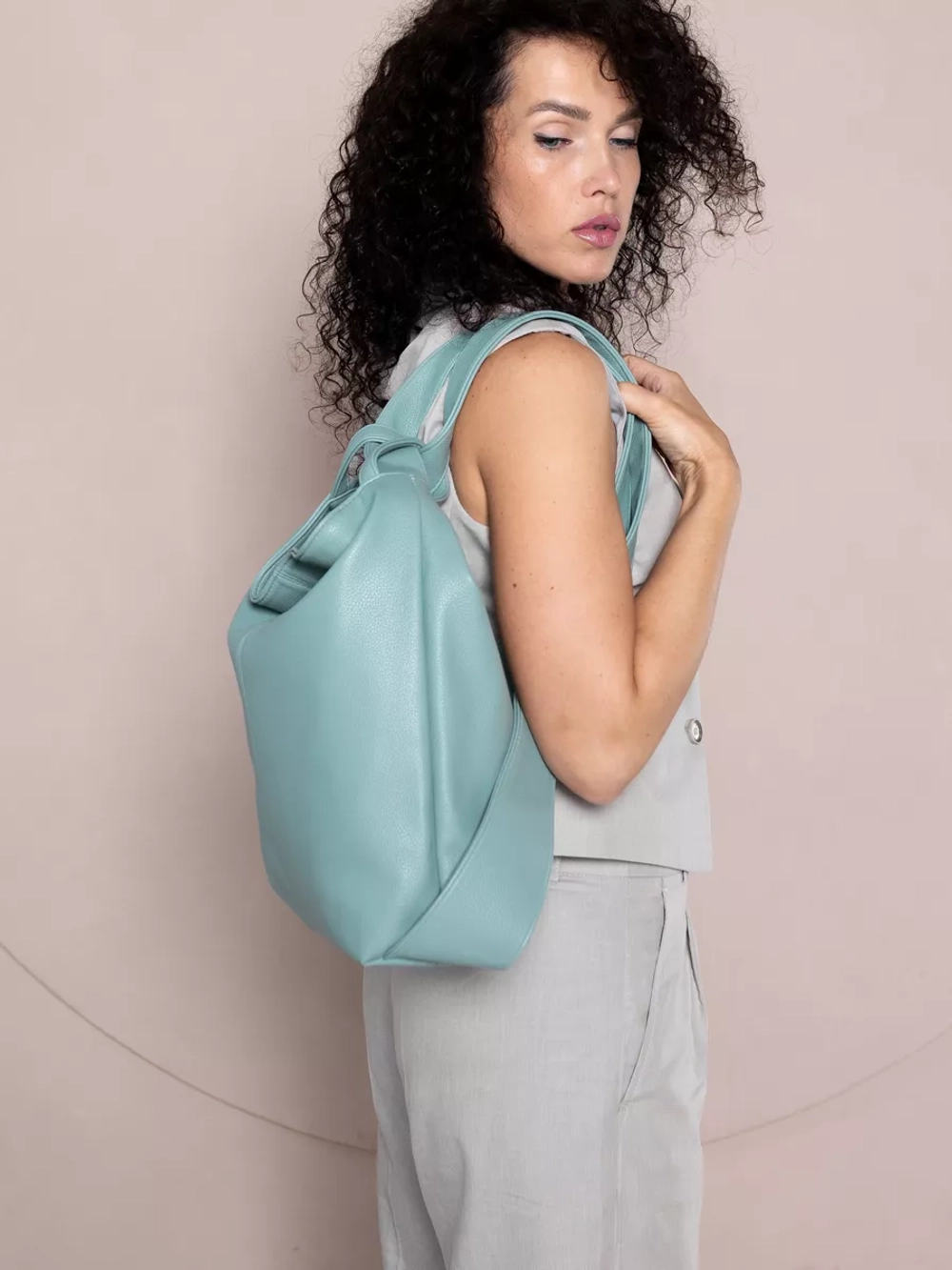 Сумка рюкзак через плечо большая трансформер