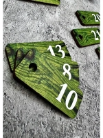 Номерки для ключей деревянные 50шт