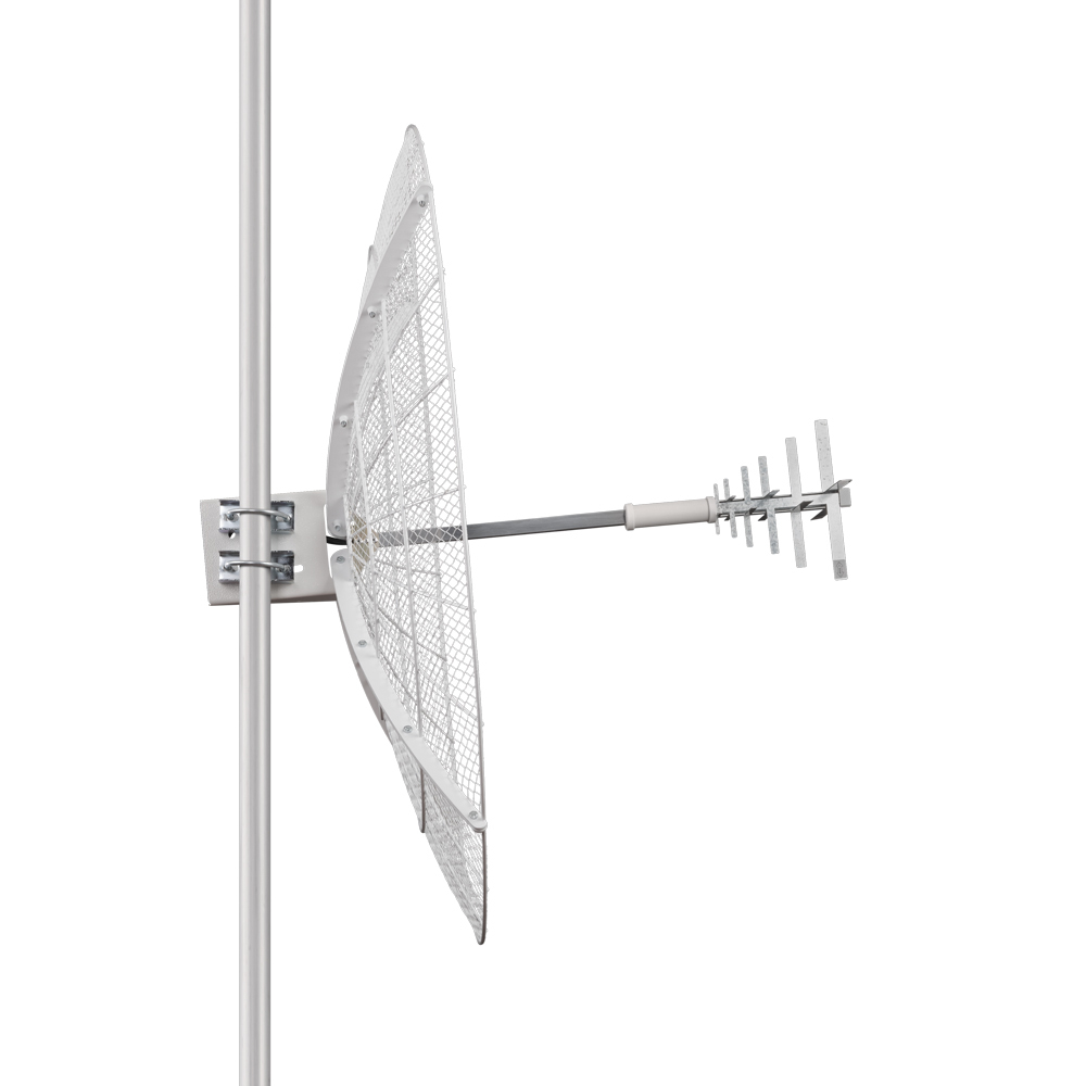 Параболическая 4G MIMO антенна KNA24-800/2700P, 24 дБ