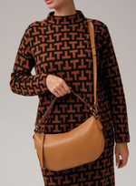 Сумка Deboro 30719 коричневый лист