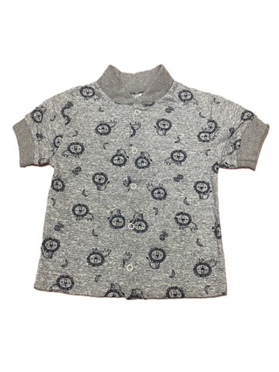 Кофточка короткий рукав на кнопках из кулирки (100% хлопок) на рост 80 см