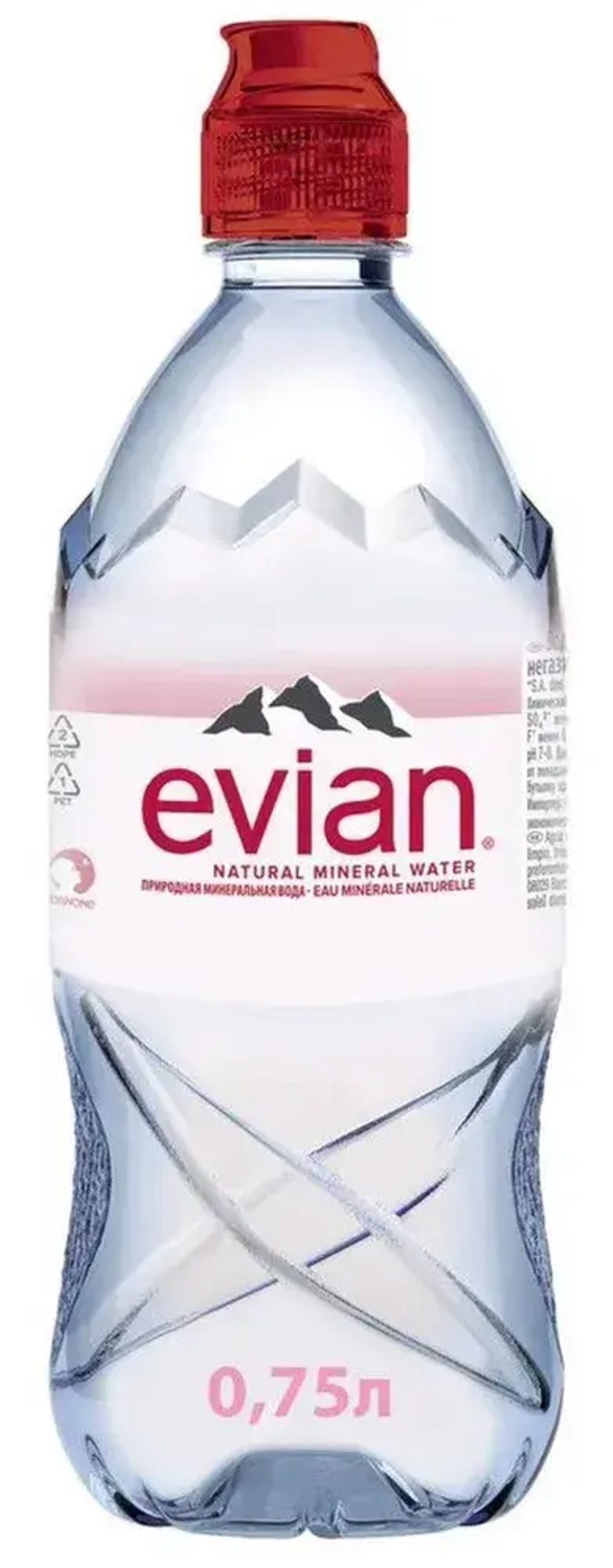 Вода негазированная Evian Спорт, 0,75 л