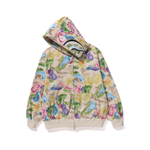 A Bathing Ape Bathing Ape Fw23 Art Camo Shark Zip Front Худи MLX