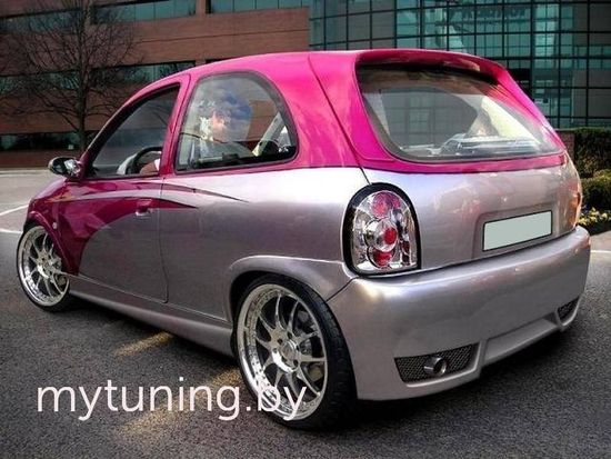 Задний бампер EXCELLENT Opel Corsa B