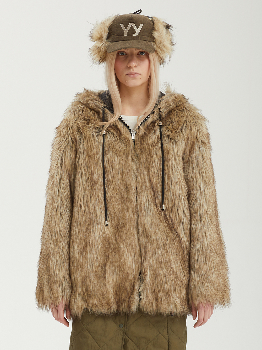 Женская Куртка Reversible Faux Fur