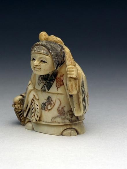 Гейша с кузовком и корзиной