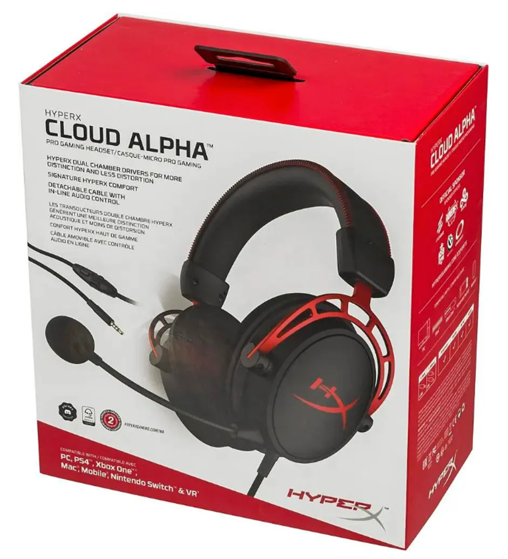 Гарнитура  HyperX Cloud Alpha Red