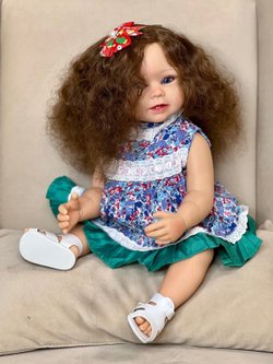 Кукла Реборн мягконабивная 55см в пакете (FA-306)