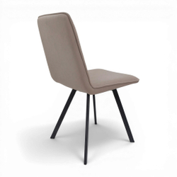 Стул "Капри" (арт. 301) велюр Бренди В05 латте, ножки черные