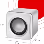 Компьютерная акустика Defender SPK-33 2*2.5Вт белый USB