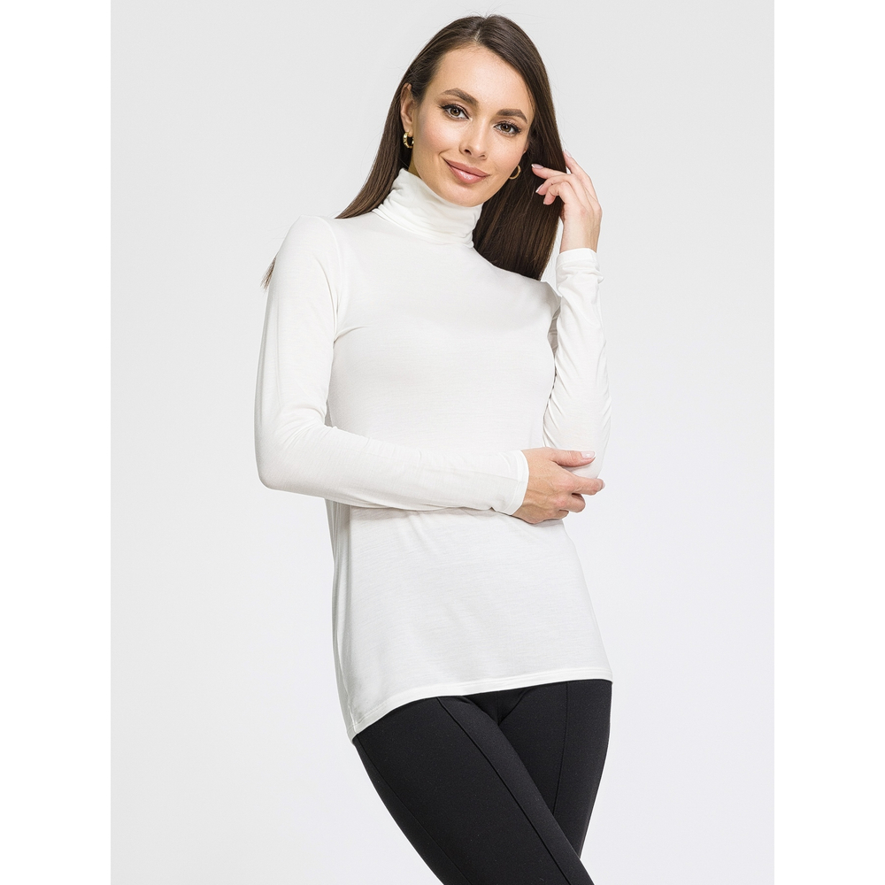 Женский джемпер белый OROBLU Perfect Line VOBT01644