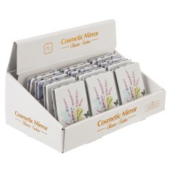 GAEM Зеркало карманное (блок 12шт), L6 W8,5 H1 см, 4в.