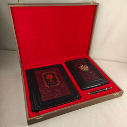 Подарочный набор "Великие победы русской армии и флота" с авторучкой Parker