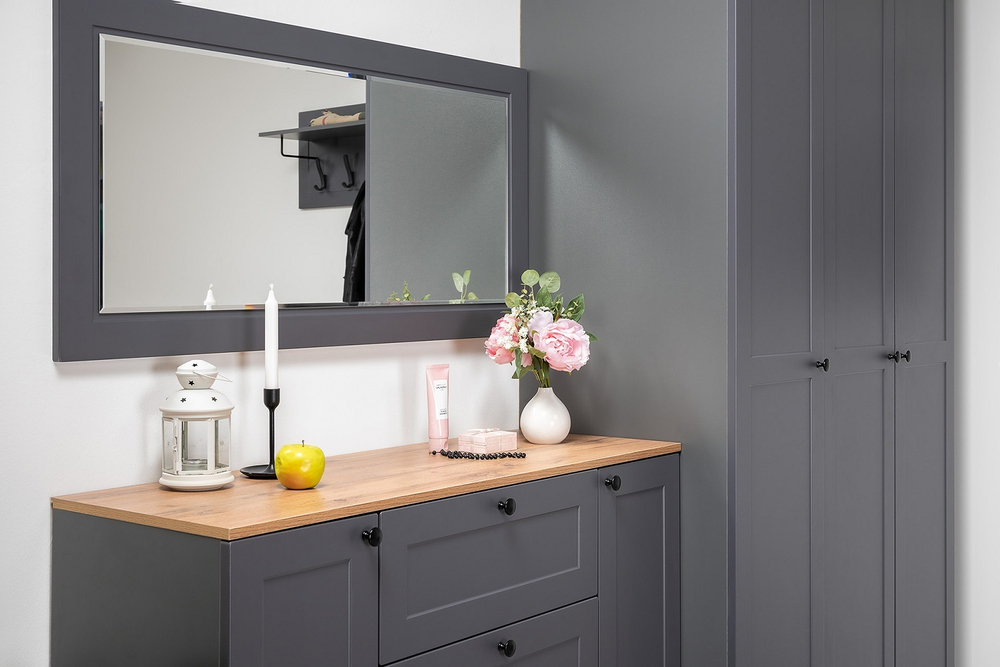 Зеркало Остин 17.03. Графит