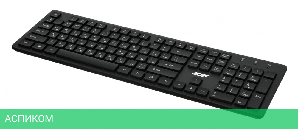 Клавиатура Acer OKW020 черный (ZL.KBDEE.001)