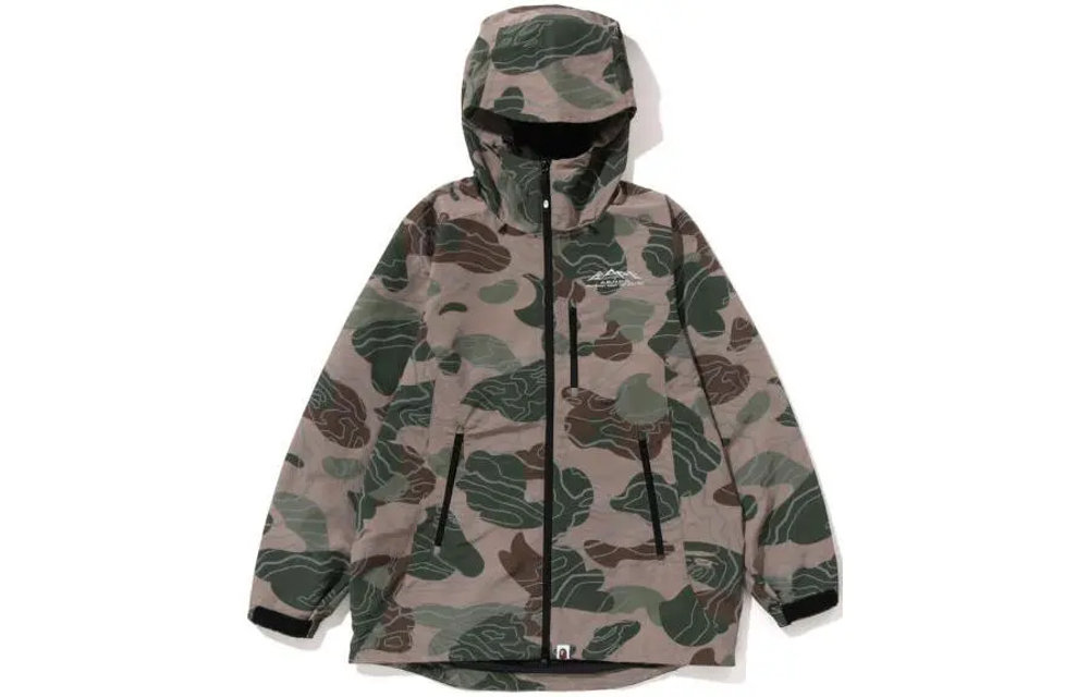 A Bathing Ape Layered Line Camo Shell Куртка
