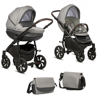 Коляска Tutis Nanni 2 в 1 New 2024 №022/Г (Серый)