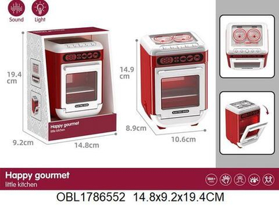 Плита, свет/звук, коробка A2001-3