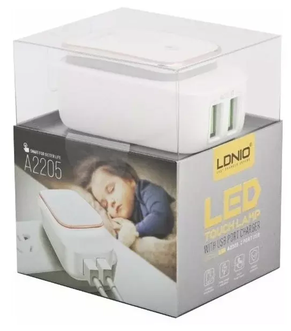 СЗУ с кабелем micro 2USB A2205 LDNIO