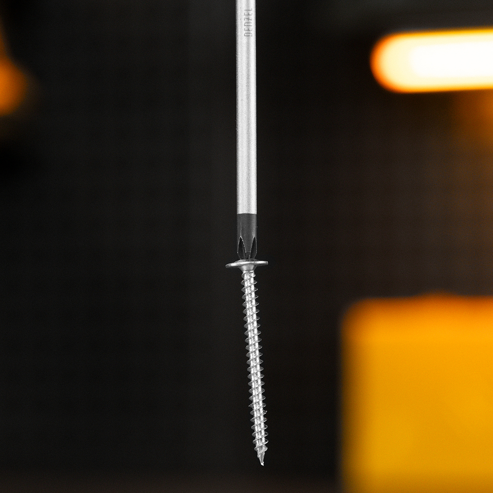 Отвертка, PH1х150 мм, S2, 3к рукоятка Denzel 121767