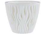 Кашпо Вдохновение 1,6л, белый-белый