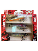 Юбилейный комплект воблеров Rapala 90 лет Countdown Mid Naturistic 3 шт