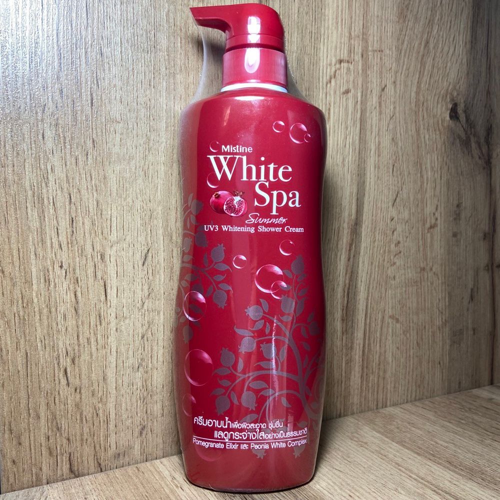 Крем для душа Mistine White Spa Summer UV3 Whitening Shower Cream осветляющий с гранатом 500 мл