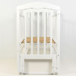 Кроватка детская Топотушки Сильвия 7 Слоники маятник, белая