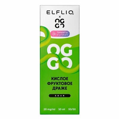 Жидкость OGGO X ELFLIQ Sour 2% Salt 30 ml