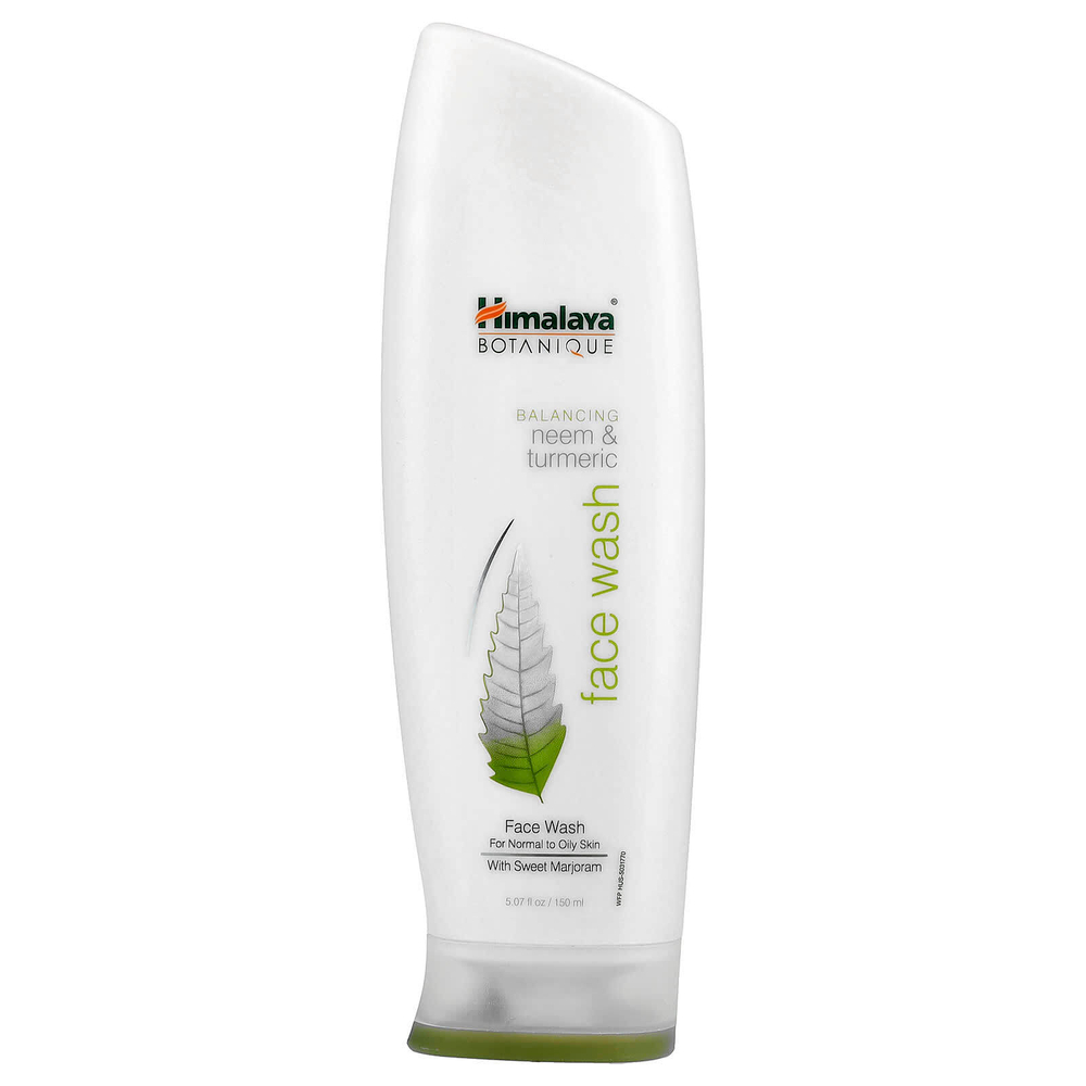 Himalaya, Botanique, Средство для умывания с нимом и куркумой, 5,07 жидкой унции (150 мл)