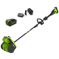 Аккумуляторная снегоуборочная лопата Greenworks GD40SS2 Арт. 2603107UG, 40V, 30 см, с регулируемым направлением выброса, бесщеточный, с 1хАКБ 5 Ач и ЗУ