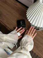 Кольцо Flower white