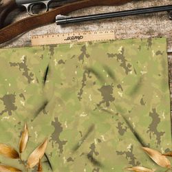 Ткань атлас легкий милитари