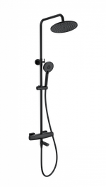 Душевая система с термостатом WONZON & WOGHAND NEO, Черный матовый (WW-B3035-A3-MB)