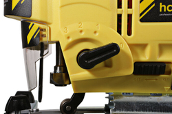 Электролобзик Hanskonner HJS0811LPE, 860 Вт желтый/черный