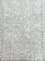 Оренбургский пуховый палантин с шелком АШ16070-03 серый