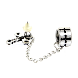 Серьга-кафф Cross Cuff Stud(крест)