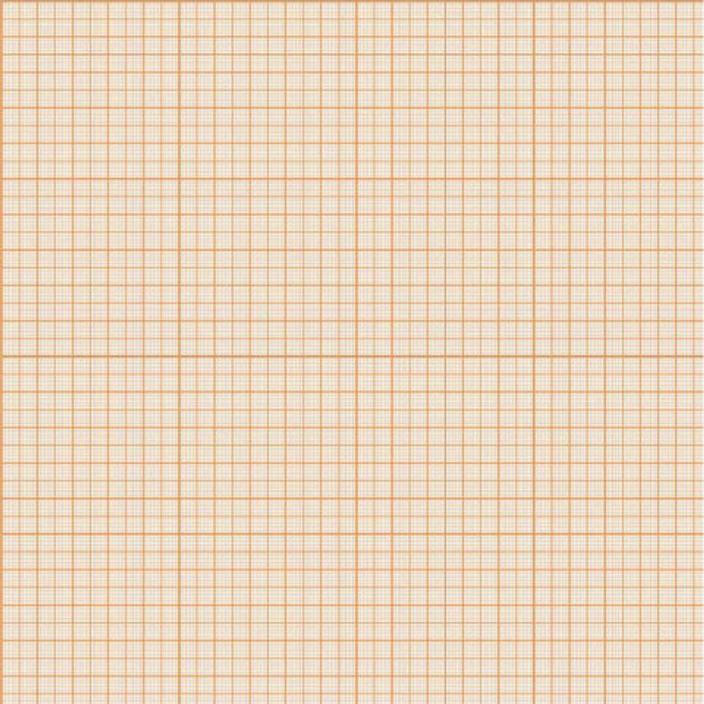 Бумага масштабно-координатная (миллиметровая) ПЛОТНАЯ, рулон 640 мм х 10 м, оранжевая, 80 г/м2, STAFF, 113482