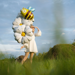 Фольгированный шар-фигура «Ромашка», 89 см