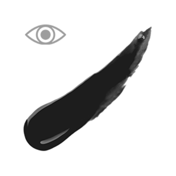 Красивое Лицо Всегда - пигмент  для век  "Уголь"