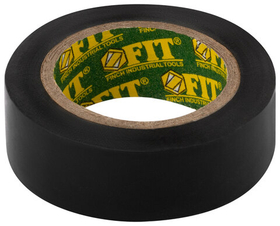 Изолента FIT ПВХ 19 мм х 0,13 мм х 10 м ( черная )