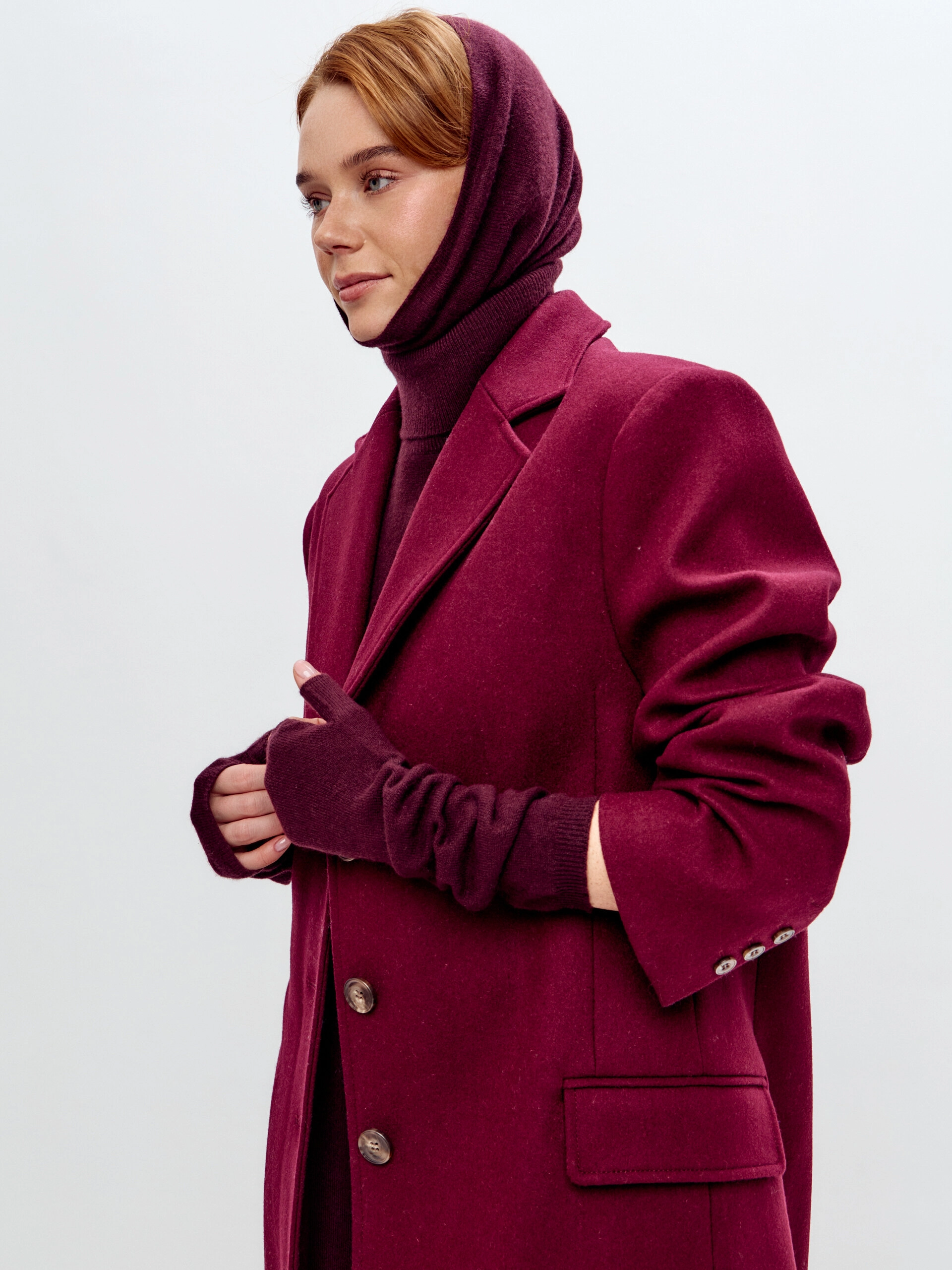 Митенки из кашемира